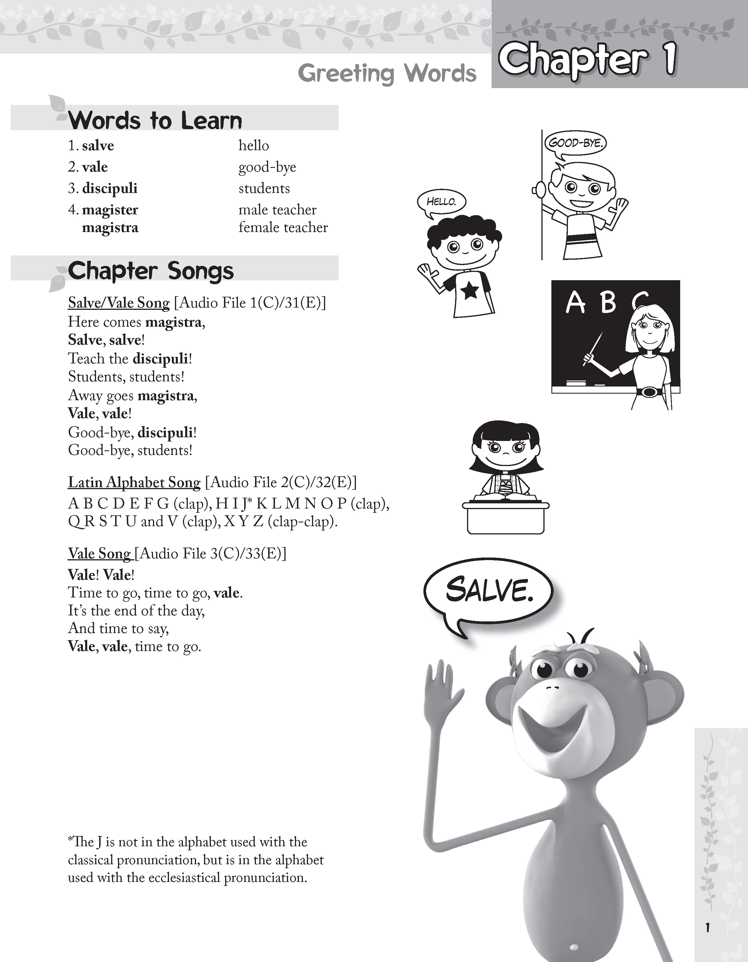 Song School Latin — page 1