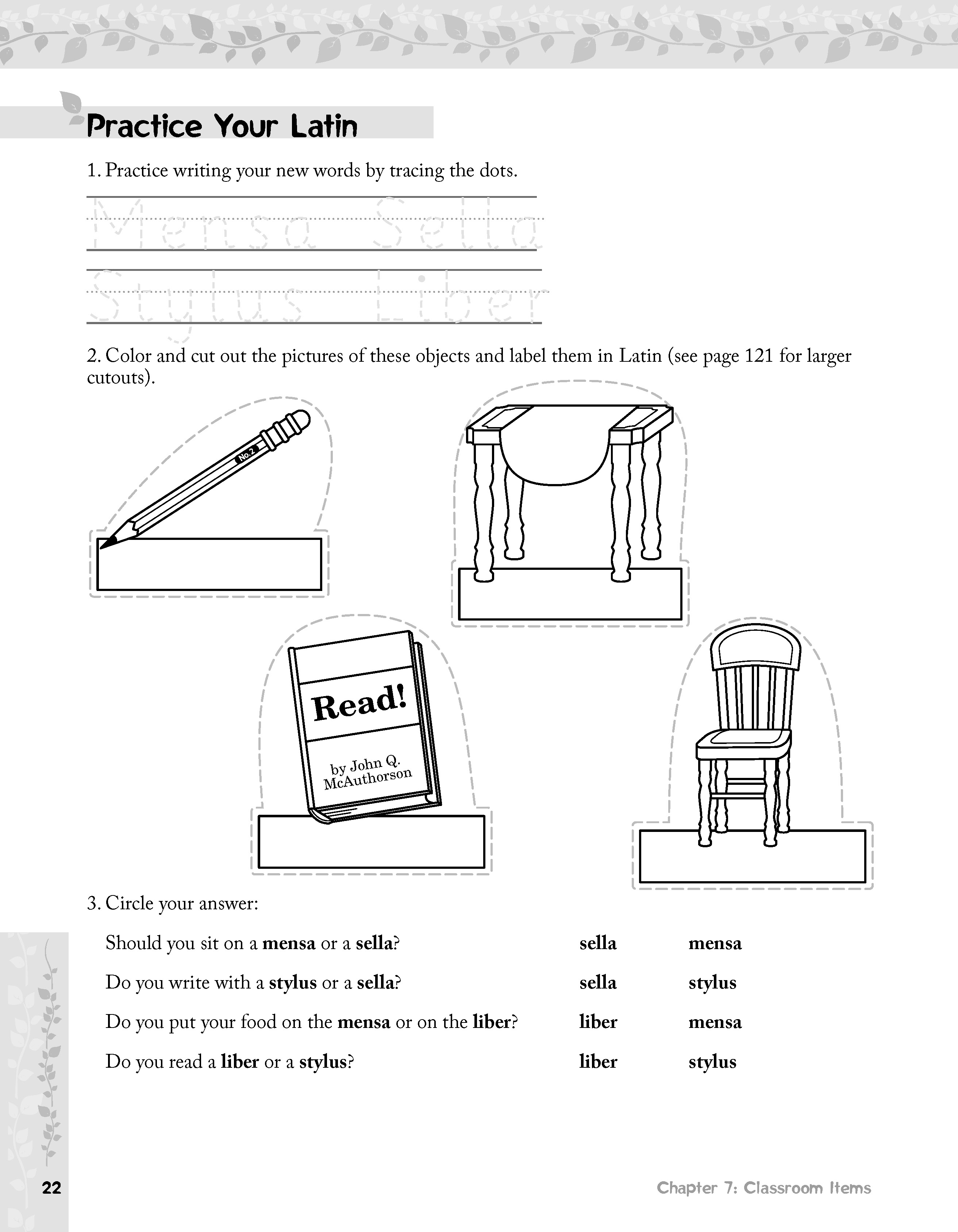 Song School Latin — page 4