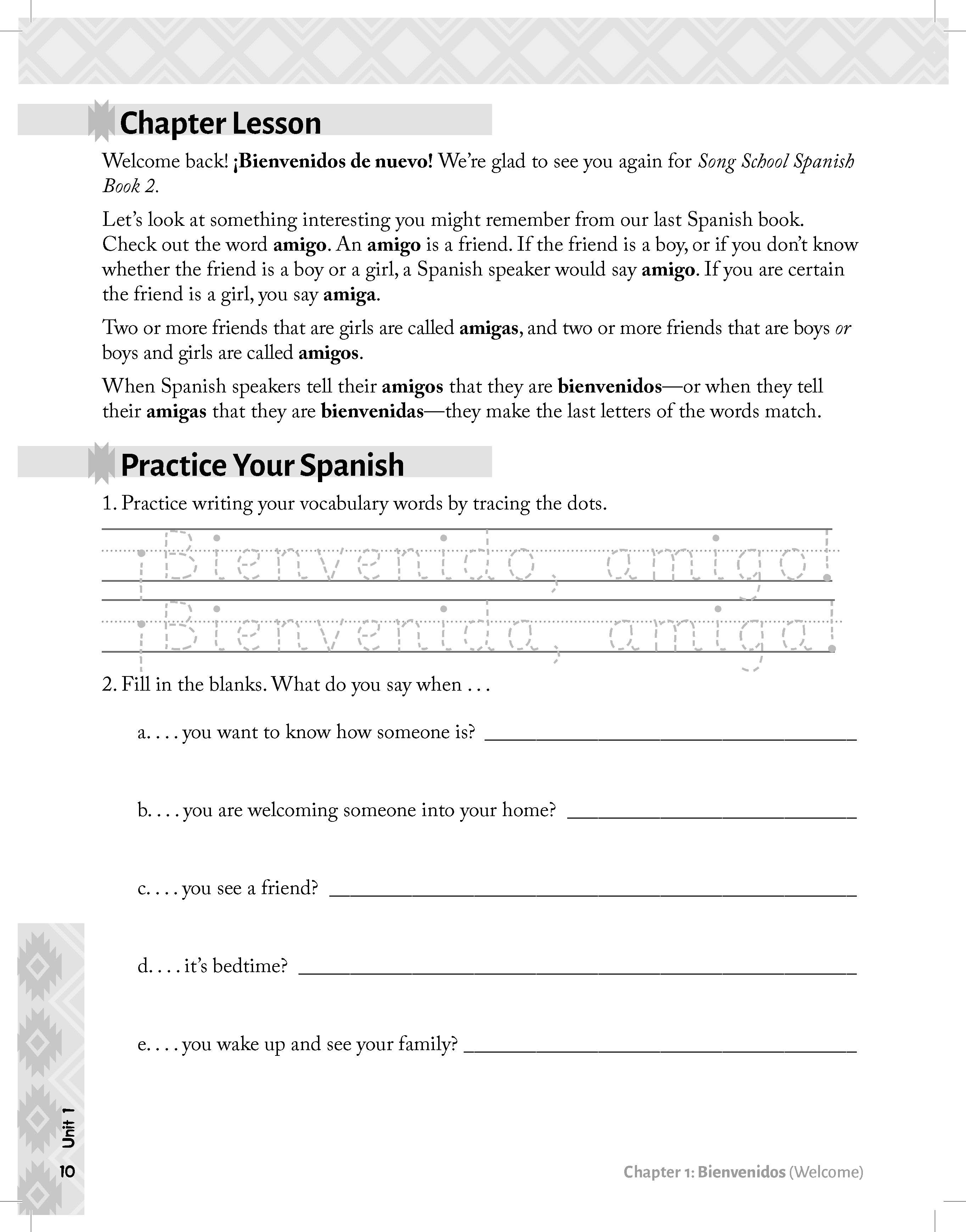 Song School Spanish — The Complete Series — page 10